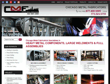 Tablet Screenshot of chicagometal.com